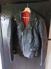 vintage mens leather biker jacket for sale  WOLVERHAMPTON