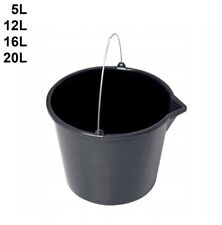 Plastic bucket black for sale  MANCHESTER