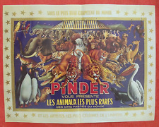 Affiche cirque pinder d'occasion  Sainte-Maure-de-Touraine