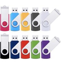 Pnstaw USB 2.0 Flash Drive Multicolor Memory Sticks 2GB, 10 Pack PN-U18A for sale  Shipping to South Africa