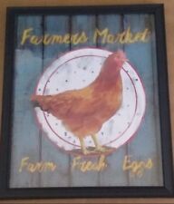 Rooster rustic wall for sale  Tampa