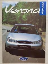 Folheto de vendas de carros Ford Mondeo Verona JUN 1998#FA1294/3 comprar usado  Enviando para Brazil