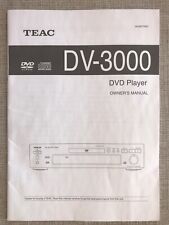 Teac 3000 dvd for sale  STOKE-ON-TRENT