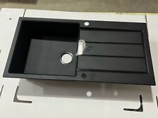 Used, Franke Sirius S2D611CB 1.0 Bowl Tectonite Black Reversible Kitchen Sink - GRADED for sale  Shipping to South Africa