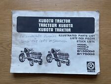 Parts manual kubota for sale  KING'S LYNN
