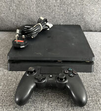 Sony PlayStation 4 Slim / PS4 500GB Console - Jet Black With Controller & Wires myynnissä  Leverans till Finland