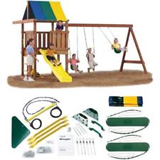 Conjunto de brinquedos Swing-N-Slide kit de ferragens 4' conjunto de balanço de quintal ao ar livre marrom comprar usado  Enviando para Brazil
