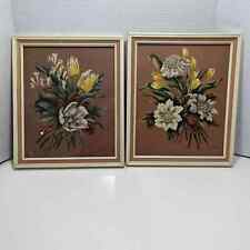 Pair vintage floral for sale  Osseo