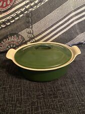 Creuset green oval for sale  ROYSTON