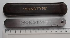 Monotype folding measuring for sale  LIVERPOOL