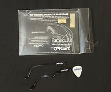 Usado, Kit de fone de ouvido OAKLEY lâminas de barbear sem espuma, caixa e palheta de guitarra 2 fones de ouvido - década de 1980 comprar usado  Enviando para Brazil