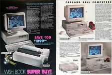 Used, Vintage 1992 Packard Bell Computers 2 Page Original Color Ad for sale  Shipping to South Africa