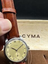 Vintage Relógio Suíço Cyma Bullseye - Cerca de 1945/Segunda Guerra Mundial - Cal 234 em SS e Na Caixa comprar usado  Enviando para Brazil