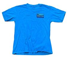 Camiseta Crazy Shirts Havaí Masculina Média Kauai Napali Coast Veleiro Tingida de Azul comprar usado  Enviando para Brazil