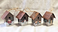 Wooden birdhouse christmas for sale  Evansville