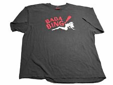 Vintage The Sopranos Shirt Adult XL Black Bada Bing 2000 HBO Promo Tee *NO TAG* for sale  Shipping to South Africa