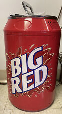Lata de bebida vermelha grande aquecedor portátil refrigerador minifrigorífico RARO! Publicidade, usado comprar usado  Enviando para Brazil