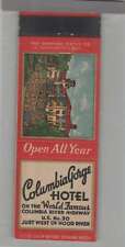 Matchbook cover old for sale  Raymond