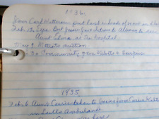 Vintage handwritten diary for sale  Saint Johnsville