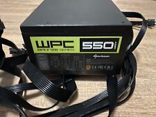Sharkoon 550W WPC Bronze Power Supply Used, used for sale  Shipping to South Africa