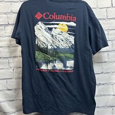 Camiseta Columbia masculina GG estampa de tela preservar conservar proteger montanhas comprar usado  Enviando para Brazil