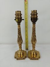 Pair vintage brass for sale  NORWICH