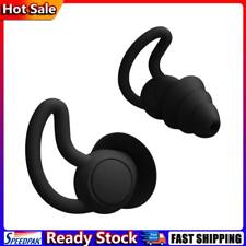 Silicone Ear Plugs Sound Insulation Anti Noise Sleeping Earplugs (Black) Hot comprar usado  Enviando para Brazil