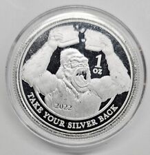 2022 1oz .999 Silver  Silverback Precious Metals  Round for sale  Shipping to South Africa