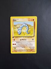 Carte Pokémon Onix 56/102 Edition 1 - Set de Base - FR - Très bon état comprar usado  Enviando para Brazil