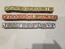 wooden alphabet blocks for sale  Beecher City
