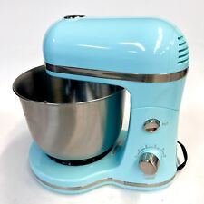 Dash Delish Compact Stand Mixer 3.5 Quart With Beaters And Dough Hooks Blue, used for sale  Shipping to South Africa