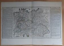 Mapa Siglo XIX Allemagne Dressée Alemania Germany Deutschland 1819 DATADO Lapie comprar usado  Enviando para Brazil
