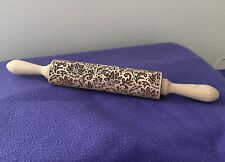 patterned rolling pin for sale  Halsey