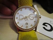 Relógio Dolce & Gabbana com pulseira de couro AMARELO comprar usado  Enviando para Brazil
