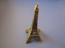 Torre decorativa de metal suporte torre Eiffel Paris França modelo miniatura 3 1/2" *, usado comprar usado  Enviando para Brazil