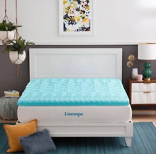 Linenspa 2" Memory Foam Mattress Topper, Gel Infused Full/Twin Size, BF for sale  Shipping to South Africa