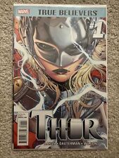 True Believers: Thor #1 (2015 Marvel) Jane Foster como Thor comprar usado  Enviando para Brazil