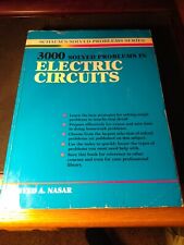 3.000 problemas resueltos en circuitos eléctricos por Nasar, libro de bolsillo de Syed el segunda mano  Embacar hacia Argentina