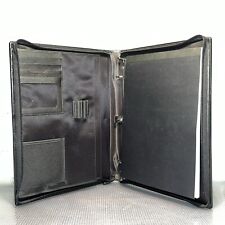 Carpeta de nailon negra Tumi Classic portafolio almohadilla cremallera alrededor con asa segunda mano  Embacar hacia Argentina