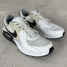 Tênis Nike Air Max Excee Masculino Tamanho 12 Branco Preto Couro Baixo, usado comprar usado  Enviando para Brazil