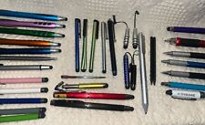 Stylus Pen Lot 25+ Various Tips Ruler Laser Pointer Ballpoint Pens Various Color for sale  Shipping to South Africa