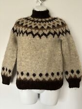Icelandic Wool Hilda Ltd Fair Aisle Sweater Ladies Small for sale  Shipping to South Africa