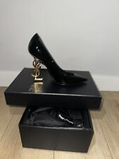 SAINT LAURENT 110mm Opyum Patent YSL-Heel Pumps black Size 37.5 for sale  Shipping to South Africa
