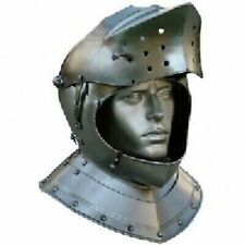 Medieval Knight 18G Steel Sca Larp Tournament Close Armor Helmet Regalo di... segunda mano  Embacar hacia Argentina