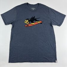 Camiseta gráfica de ferro e resina preta gato surf masculina grande HTF comprar usado  Enviando para Brazil