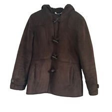 Brown coat faux for sale  CROYDON