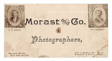 Cartão de visita Missouri Frontier Fotógrafos da década de 1880 com fotos preciosas, usado comprar usado  Enviando para Brazil