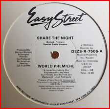 BOOGIE 12" World Premiere-share the night EASY STREET PROMO - RARO '83 ESTADO PERFEITO mp3 comprar usado  Enviando para Brazil