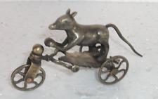 Vintage Ottone Fatto a Mano Su Triciclo Decorativa Statuina, Grazioso Colore comprar usado  Enviando para Brazil