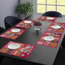 Placemats Set of 6 Table Place Mats Coffee Table Mats for Dining Kitchen Table for sale  Shipping to South Africa
